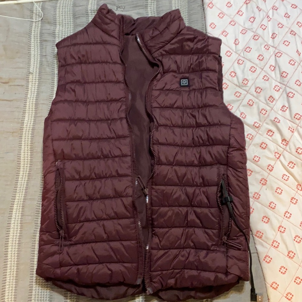 Raisin colored vest size small